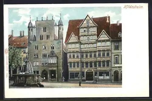 AK Hildesheim, Tempelherrenhaus u. Wedekind