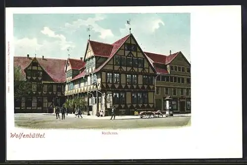 AK Wolfenbüttel, Blick aufs Rathaus