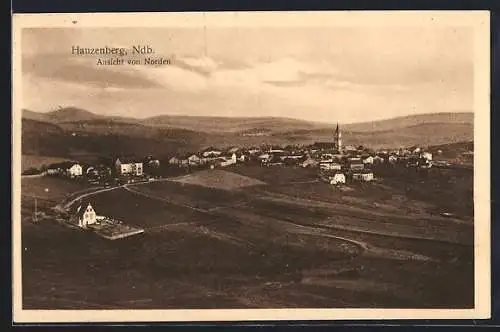 AK Hauzenberg /Ndb., Gesamtansicht von Norden