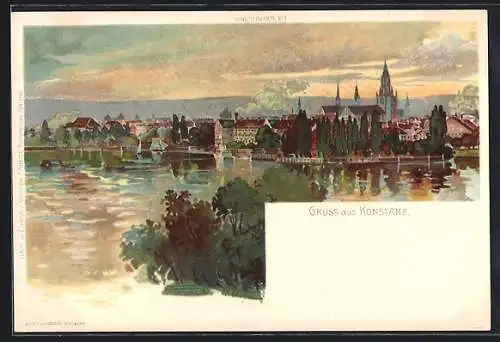 Lithographie Konstanz, Totalansicht