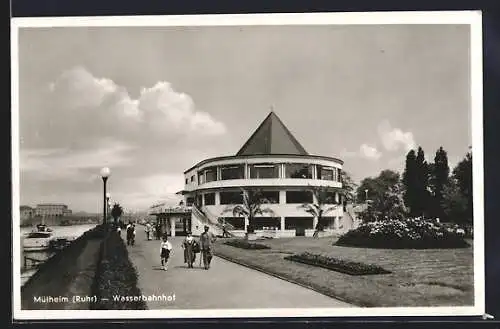 AK Mülheim / Ruhr, Am Wasserbahnhof