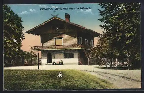 AK Potsdam, Bayrisches Haus im Wildpark