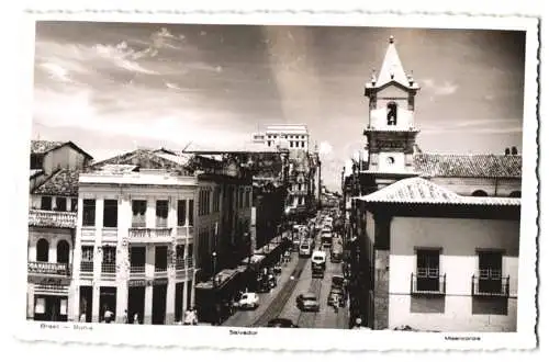 Fotografie unbekannter Fotograf, Ansicht Salvador / Brasil - Bahia, Misericordia, Strassenansicht