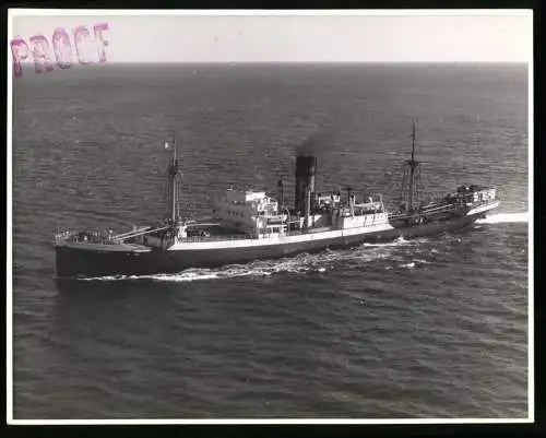 Fotografie Frachtschiff Dromore in Fahrt bei ruhiger See