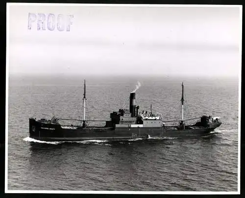 Fotografie Frachtschiff Halvard Bratt auf hoher See