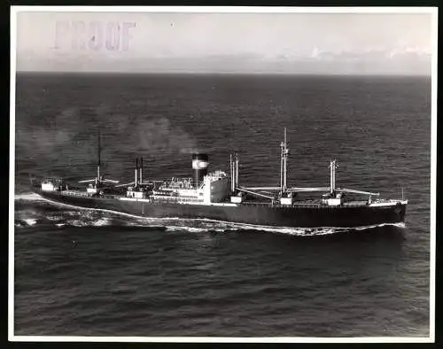 Fotografie Frachtschiff Exbrook in voller Fahrt