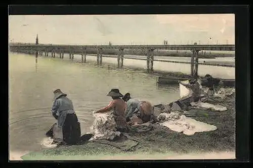 AK Vichy, Laveuses sur l`Allier