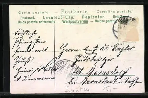 Lithographie Zwei Schützen mit Zylindern, Gewehr und Fahne, Reklame für Cacao-Grootes