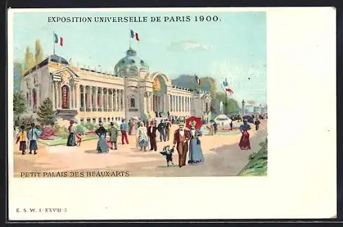 AK Paris, Exposition Universelle 1900, Ausstellung, Petit Palais des Beaux-Arts