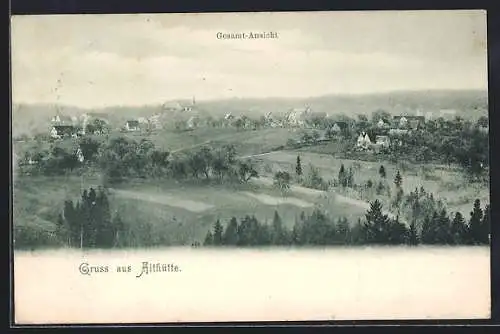 AK Althütte / Backnang, Gesamtansicht des Ortes