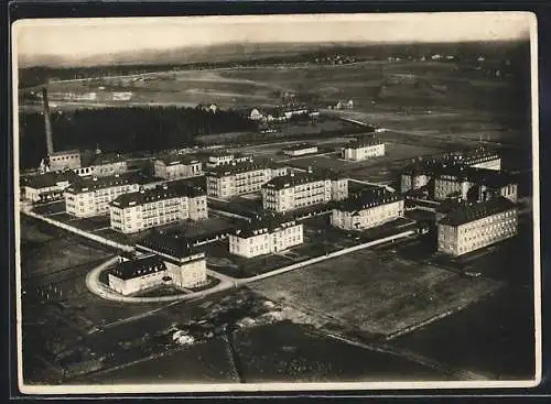 AK Zwickau /Sa., Staatliches Krankenstift vom Flugzeug aus