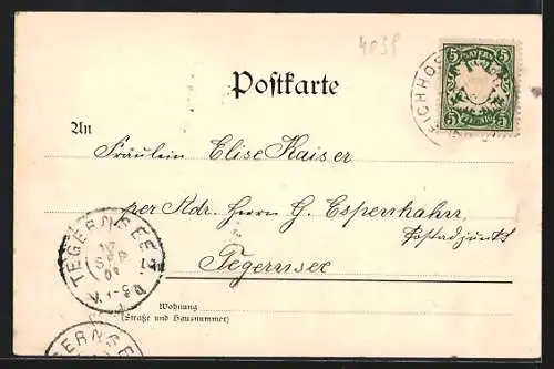 AK Eichhofen / Opf., Teilansicht mit Strassenpartie