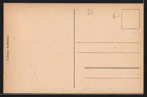 AK Münchberg / Obfr., Teilansicht mit Fabrik und Kirche aus der Vogelschau