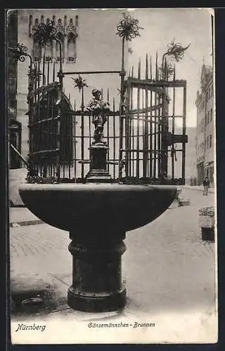 AK Nürnberg, Gänsemännchen-Brunnen