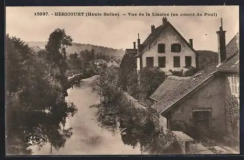 AK Héricourt /Haute Saône, Vue de la Lizaine en amont du Pont