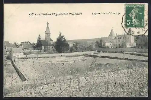 AK Gy, Le Chateau l`Eglise et le Presbytère