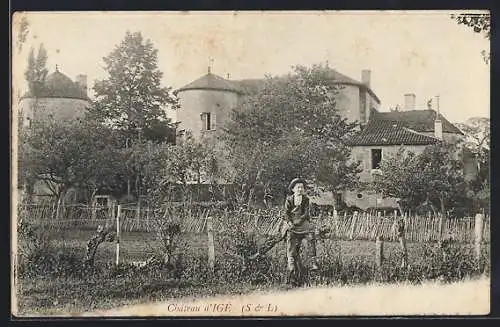 AK Igé /S. & L., Le Château