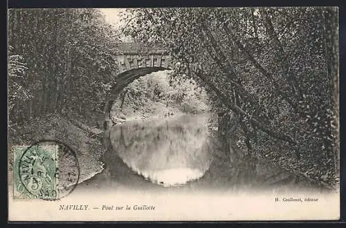 AK Navilly, Pont sur la Guillotte