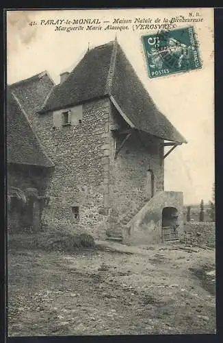 AK Paray-le-Monial, Maison Natale de la Bienheureuse, Maguerite Marie Alacoque