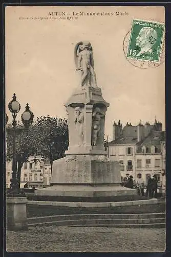 AK Autun, Le Monument aux Morts