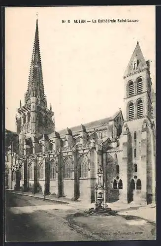 AK Autun, La Cathédrale Saint-Lazare