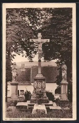 AK Membrey /Hte-Saône, Le Calvaire du Cimetière