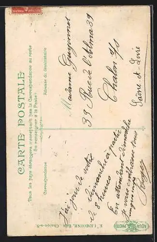 AK Chalon-sur-Saône, Monument Chabas