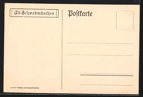 AK Alt-Schwabmünchen, Partie beim südlichen Kircheneingang