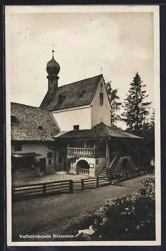 AK Birkenstein, Blick zur Wallfahrtskapelle