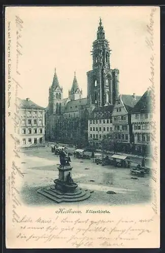 AK Heilbronn, Marktstände vor der Kilianskirche