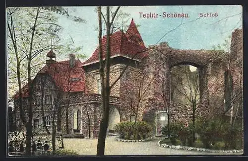 AK Teplitz-Schönau, Schloss