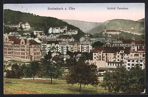 AK Bodenbach a. Elbe, Schloss Tetschen