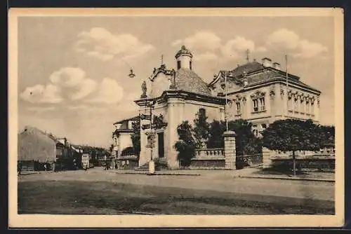 AK Roudnice nad Labem, Gebäudeansicht