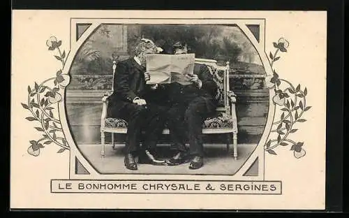 AK Le Bonhomme Chrysale & Sergines, Autoren hinter Zeitung