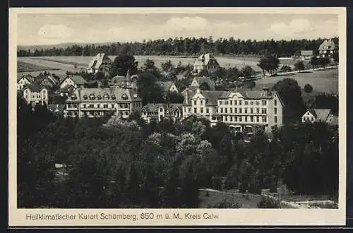 AK Schömberg /Kreis Calw, Ortspartie