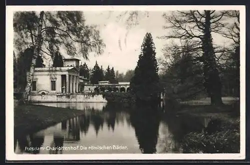 AK Potsdam, Römische Bäder in Charlottenhof