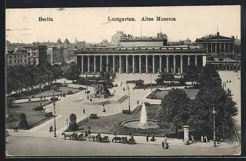 AK Berlin, Lustgarten und Altes Museum