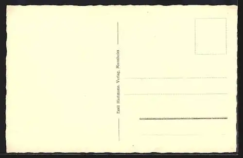 Künstler-AK Limburg / Rhein, Klosterruine