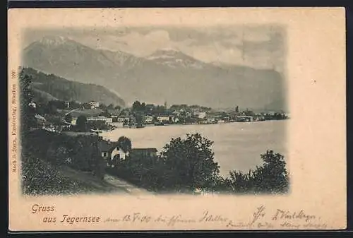 AK Tegernsee, Totale des Ortes