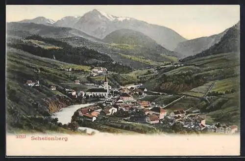 AK Schellenberg / Berchtesgaden, Totalansicht mit Umgebung