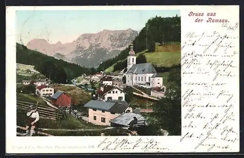 AK Ramsau / Berchtesgaden, Panorama