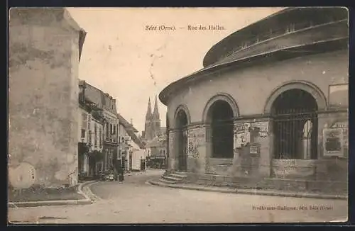 AK Sées /Orne, Rue des Halles