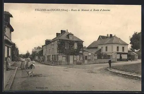 AK Villers-en-Ouche, Route de Monnai et Route d`Anceins