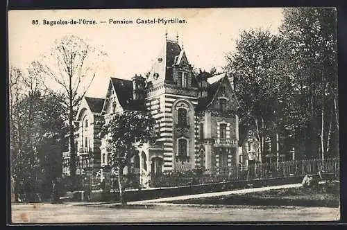 AK Bagnoles-de-l`Orne, Pension Castel-Myrtilles