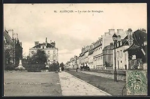 AK Alencon, Rue de Bretagne