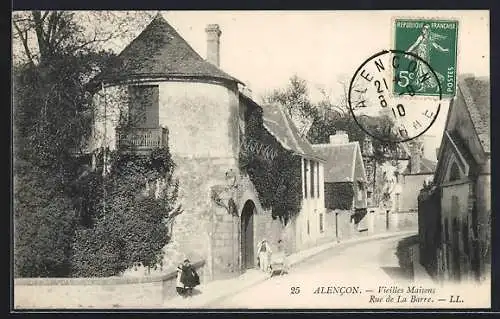 AK Alencon, Vieilles Maisons, rue de la Barre