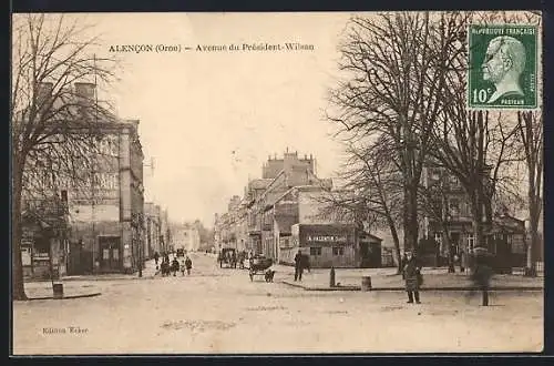 AK Alencon /Orne, Avenue du Président-Wilson