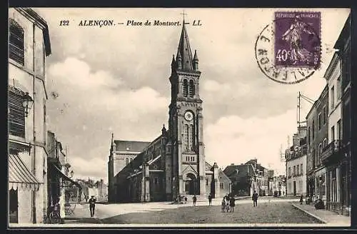 AK Alencon, Place de Montsort