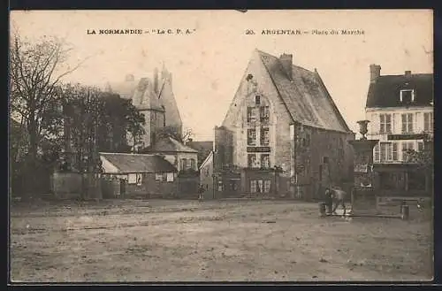 AK Argentan, Place du Marché