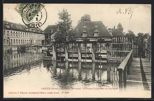 AK Laigle /Orne, Usine de Merouvel, Fabrique d`aiguilles et d`épingles